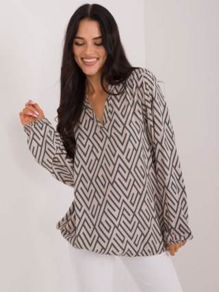 Bluzka D73771M11186B beżowy XL