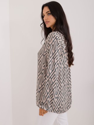 Bluzka D73771M11186B beżowy XL