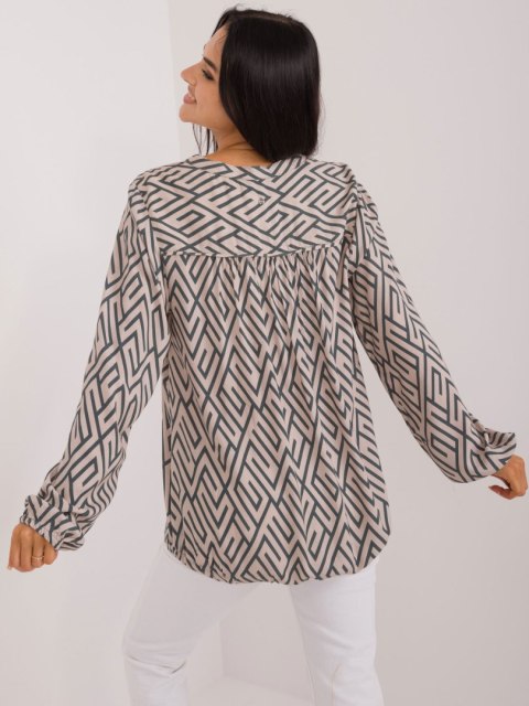 Bluzka D73771M11186B beżowy XL