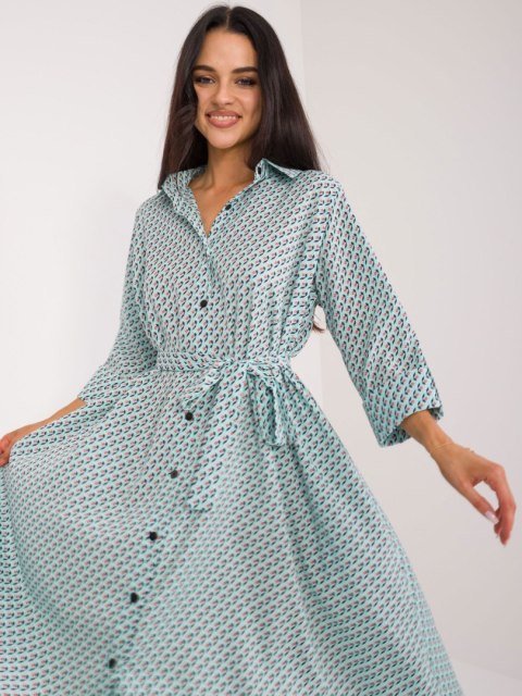 Sukienka LK-SK-509673.13 mietowy S/M Sukienka LK-SK-509673.13 mietowy S/M