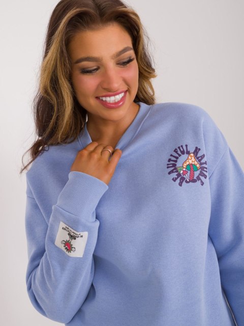 Bluza D10600T02568D jasny niebieski M Bluza D10600T02568D jasny niebieski M