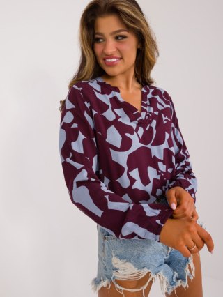 Bluzka D73771M11186A bordowy XL