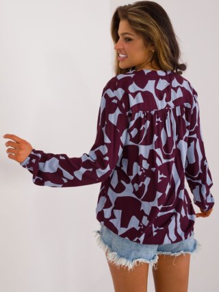 Bluzka D73771M11186A bordowy XL