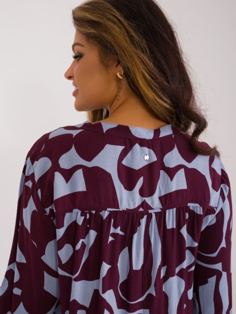 Bluzka D73771M11186A bordowy XL