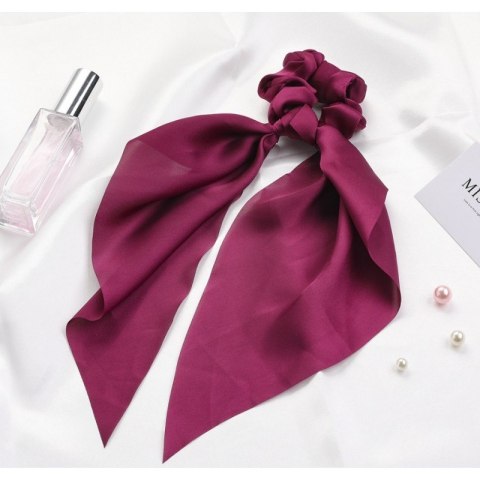 Gumka do włosów apaszka długa Magenta PIN UP GUM5F Gumka do włosów apaszka długa Magenta PIN UP GUM5F