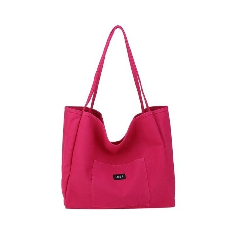 Torba materiałowa minimalistyczna duża fuksjowa TP15F Torba materiałowa minimalistyczna duża fuksjowa TP15F
