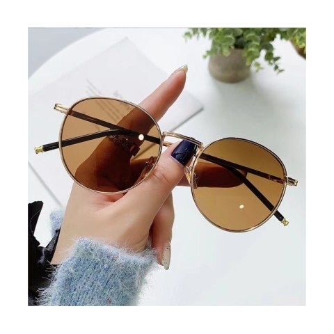 Okulary przeciwsłoneczne Classic zdobienie OK394 Okulary przeciwsłoneczne Classic zdobienie OK394