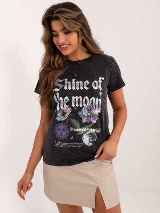 Bluzka D12048M02556E ciemny szary L