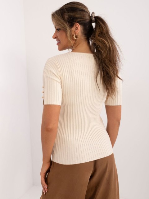 Bluzka PM-BZ-PM-5032.31P jasny beżowy M/L Bluzka PM-BZ-PM-5032.31P jasny beżowy M/L