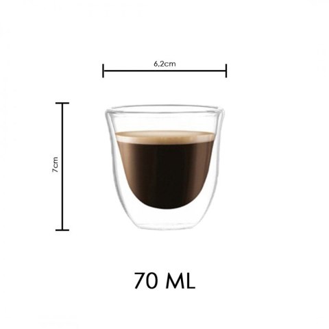 Szklanki termiczne 70ML do kawy 1szt SZK31 Szklanki termiczne 70ML do kawy 1szt SZK31