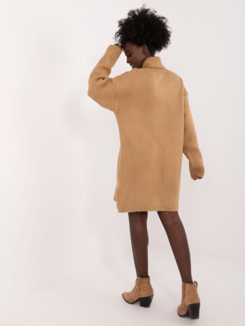 Sukienka BA-SK-0547.99 camelowy Sukienka BA-SK-0547.99 camelowy