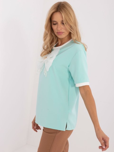 Bluzka LK-BZ-509621-4.21 mietowy S/M Bluzka LK-BZ-509621-4.21 mietowy S/M