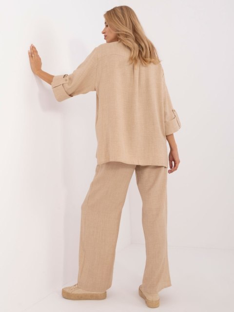 Komplet LK-KMPL-509705.92 camelowy L/XL Komplet LK-KMPL-509705.92 camelowy L/XL