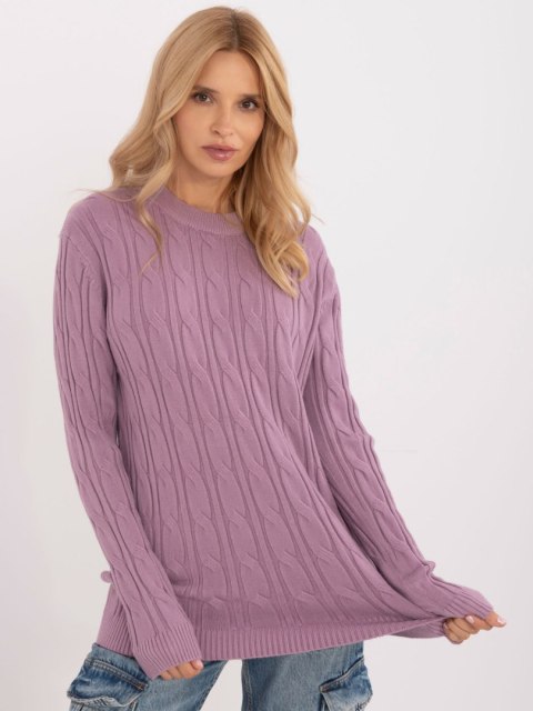 Sweter AT-SW-2343.88 fioletowy Sweter AT-SW-2343.88 fioletowy