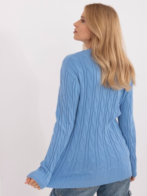 Sweter AT-SW-2343.88 niebieski Sweter AT-SW-2343.88 niebieski