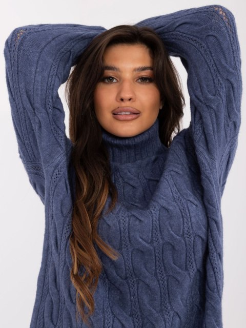 Sweter AT-SW-23445.00 ciemny niebieski Sweter AT-SW-23445.00 ciemny niebieski