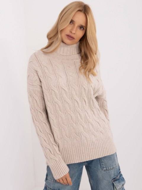 Sweter AT-SW-23445.00 jasny beżowy Sweter AT-SW-23445.00 jasny beżowy