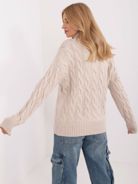 Sweter AT-SW-23445.00 jasny beżowy Sweter AT-SW-23445.00 jasny beżowy