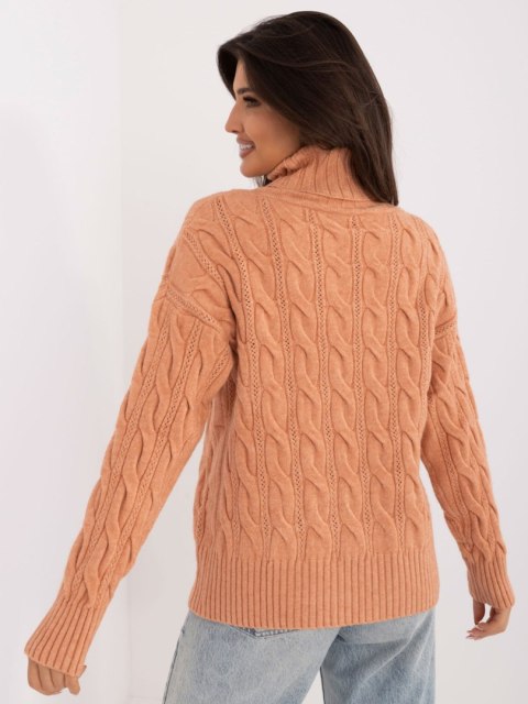Sweter AT-SW-23445.00 jasny pomarańczowy Sweter AT-SW-23445.00 jasny pomarańczowy