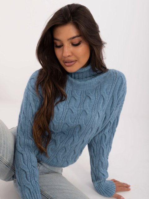 Sweter AT-SW-23445.00 niebieski Sweter AT-SW-23445.00 niebieski