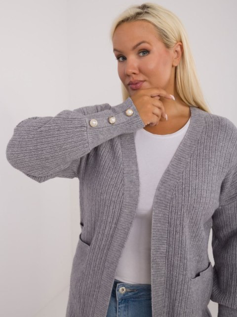 Sweter PM-SW-PM-3726.99 szary XL/XXL Sweter PM-SW-PM-3726.99 szary XL/XXL