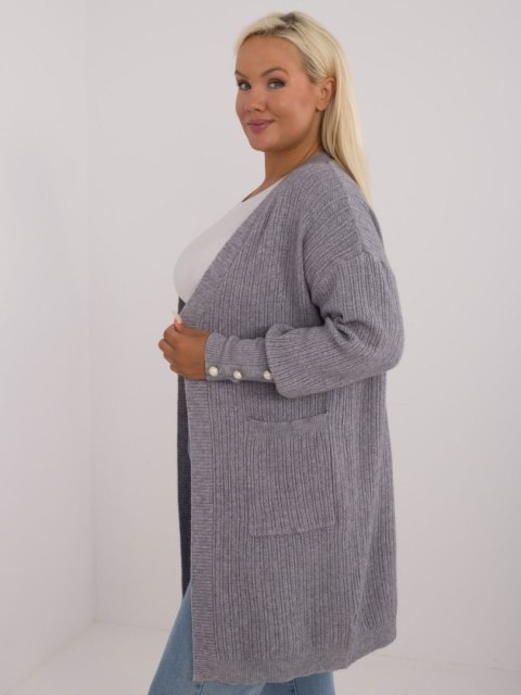 Sweter PM-SW-PM-3726.99 szary XXL/XXXL Sweter PM-SW-PM-3726.99 szary XXL/XXXL