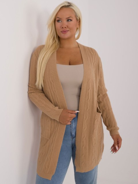 Sweter PM-SW-PM-3727.93 camelowy XXL/XXXL Sweter PM-SW-PM-3727.93 camelowy XXL/XXXL