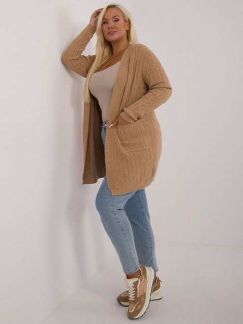 Sweter PM-SW-PM-3727.93 camelowy XXL/XXXL Sweter PM-SW-PM-3727.93 camelowy XXL/XXXL