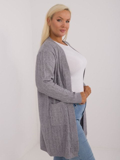 Sweter PM-SW-PM-3727.93 szary XL/XXL Sweter PM-SW-PM-3727.93 szary XL/XXL