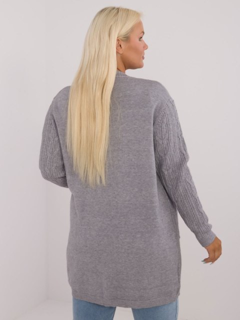 Sweter PM-SW-PM-3727.93 szary XL/XXL Sweter PM-SW-PM-3727.93 szary XL/XXL