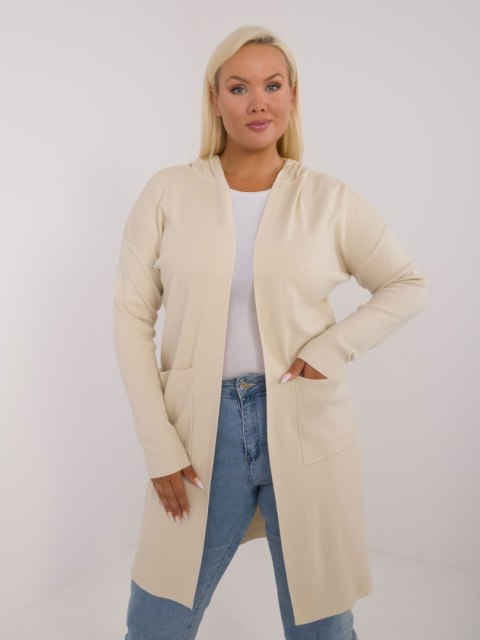 Sweter PM-SW-PM728.02 jasny beżowy XXL/XXXL Sweter PM-SW-PM728.02 jasny beżowy XXL/XXXL