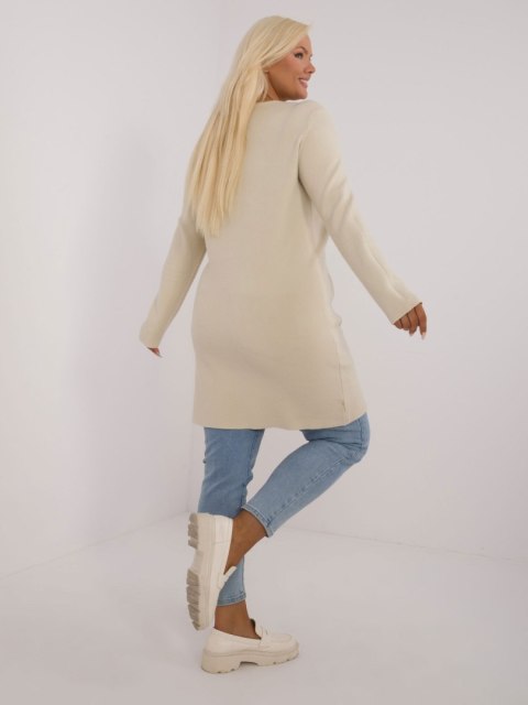 Sweter PM-SW-PM793.01 jasny beżowy XXL/XXXL Sweter PM-SW-PM793.01 jasny beżowy XXL/XXXL