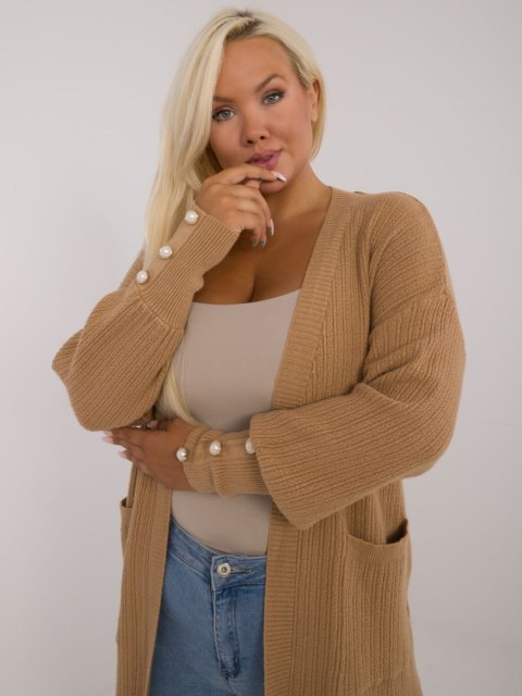 Sweter PM-SW-PM-3726.99 camelowy XXL/XXXL Sweter PM-SW-PM-3726.99 camelowy XXL/XXXL