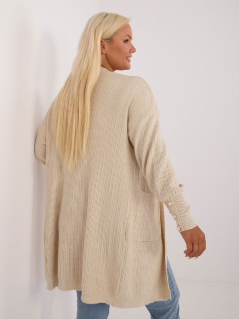 Sweter PM-SW-PM-3726.99 jasny beżowy XL/XXL Sweter PM-SW-PM-3726.99 jasny beżowy XL/XXL