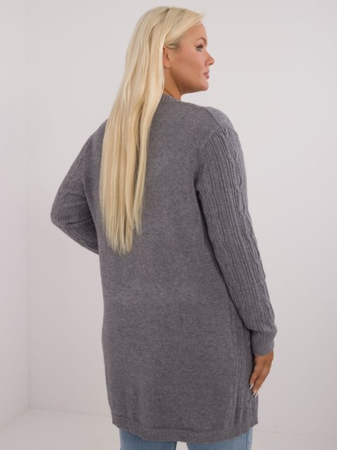 Sweter PM-SW-PM-3727.93 ciemny szary XXL/XXXL Sweter PM-SW-PM-3727.93 ciemny szary XXL/XXXL