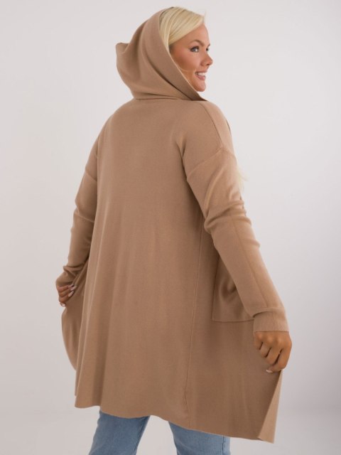 Sweter PM-SW-PM728.02 camelowy XXL/XXXL Sweter PM-SW-PM728.02 camelowy XXL/XXXL