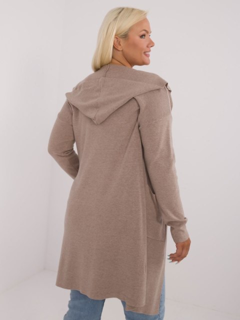 Sweter PM-SW-PM728.02 ciemny bezowy XL/XXL Sweter PM-SW-PM728.02 ciemny bezowy XL/XXL