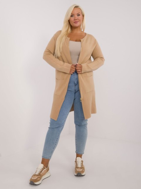 Sweter PM-SW-PM793.01 camelowy XL/XXL Sweter PM-SW-PM793.01 camelowy XL/XXL