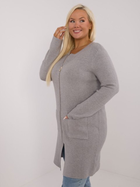 Sweter PM-SW-PM793.01 szary XXL/XXXL Sweter PM-SW-PM793.01 szary XXL/XXXL
