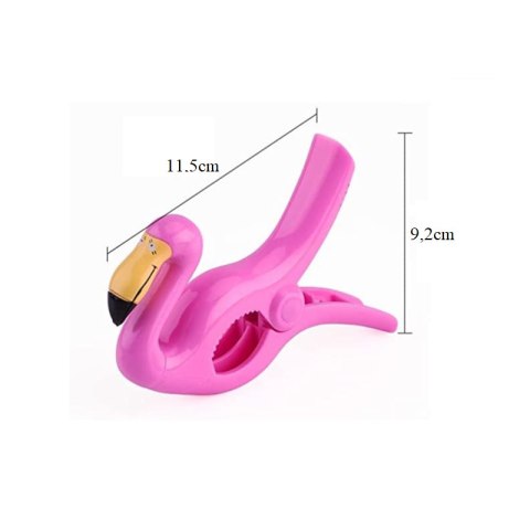 Klamra do trzymania ręczników Spinka 11,5 cm na plaże Flaming KLP05 2 szt Klamra do trzymania ręczników Spinka 11,5 cm na plaże Flaming KLP05 2 szt
