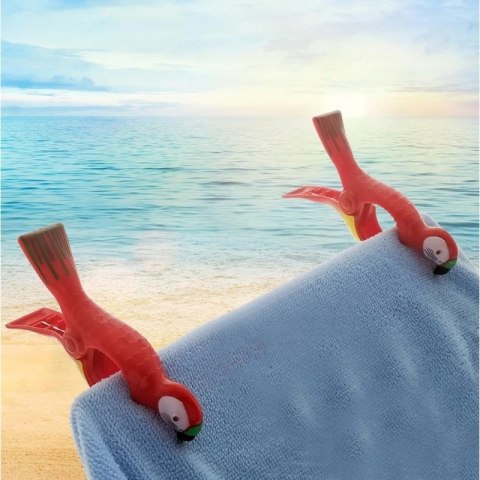 Klamra do trzymania ręczników Spinka 13 cm na plaże Papuga KLP01 2 szt Klamra do trzymania ręczników Spinka 13 cm na plaże Papuga KLP01 2 szt
