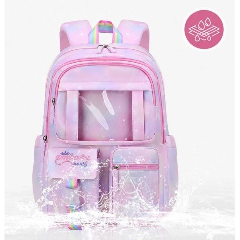 Plecak RAINBOW sweet szkolny uniwersalny kieszonki z brelokiem PL159FIO Plecak RAINBOW sweet szkolny uniwersalny kieszonki z brelokiem PL159FIO