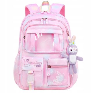 Plecak RAINBOW sweet szkolny uniwersalny kieszonki z brelokiem PL159R