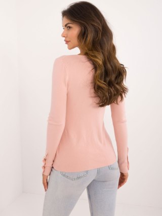 Sweter AT-SW-2334.49 jasny różowy L/XL