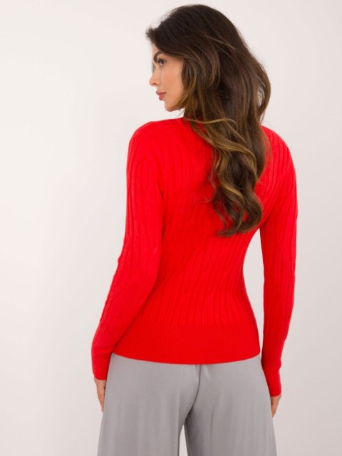 Sweter AT-SW-2338-2.61 czerwony Sweter AT-SW-2338-2.61 czerwony