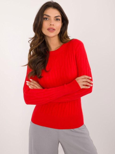 Sweter AT-SW-2338-2.61 czerwony Sweter AT-SW-2338-2.61 czerwony
