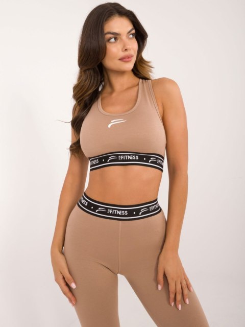 Top FF-TP-509753.92 ciemny bezowy M Top FF-TP-509753.92 ciemny bezowy M