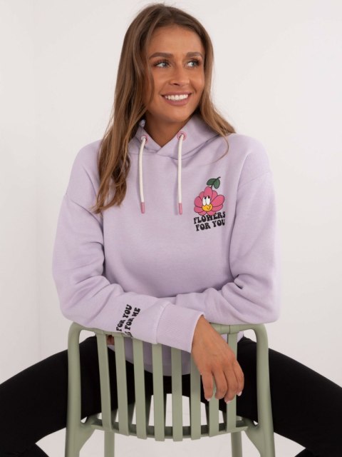 Bluza D10600T02420I jasny fioletowy L