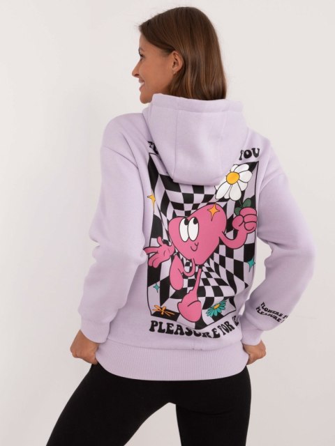 Bluza D10600T02420I jasny fioletowy L