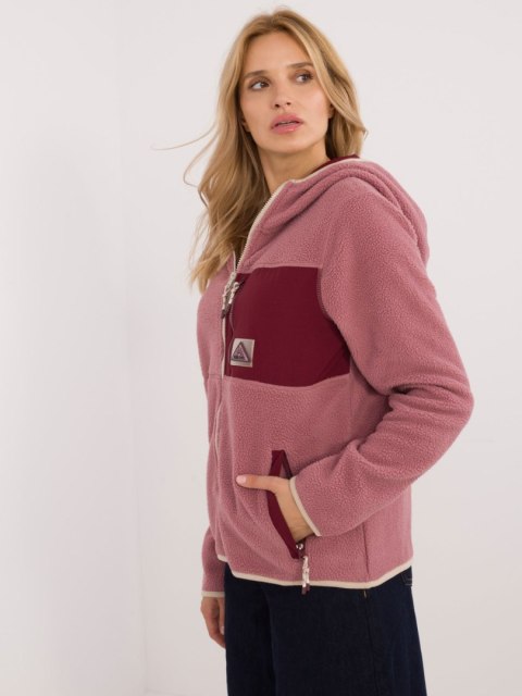 Bluza D20001M02671A3 ciemny różowy S Bluza D20001M02671A3 ciemny różowy S